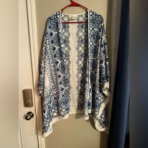 Women’s Japan one size Indigo and White Under Kimono